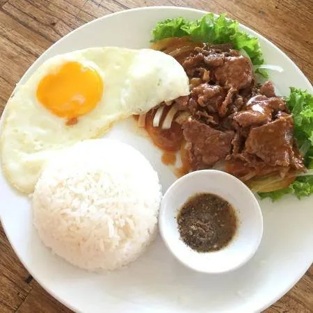 Beef Tomato Rice (Lok Lak)