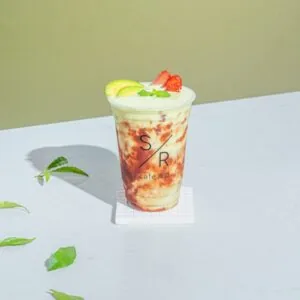 Strawberry Avocado Frap