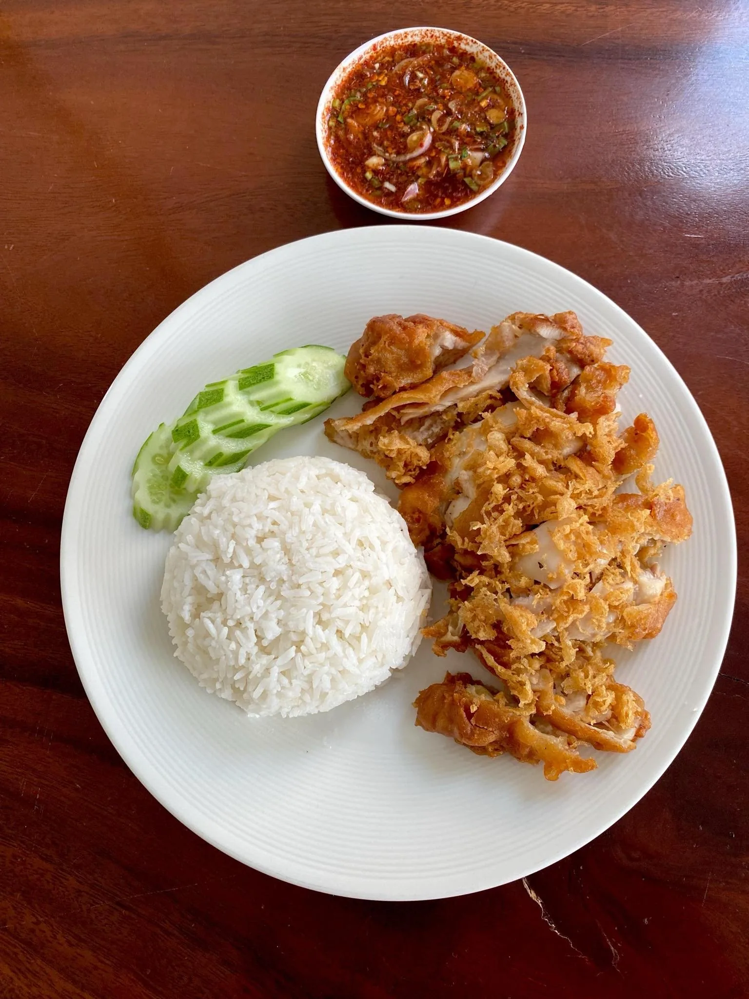 Fried Chicken Steak Rice