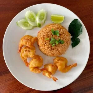 Tom Yum Fried Rice + Tempura