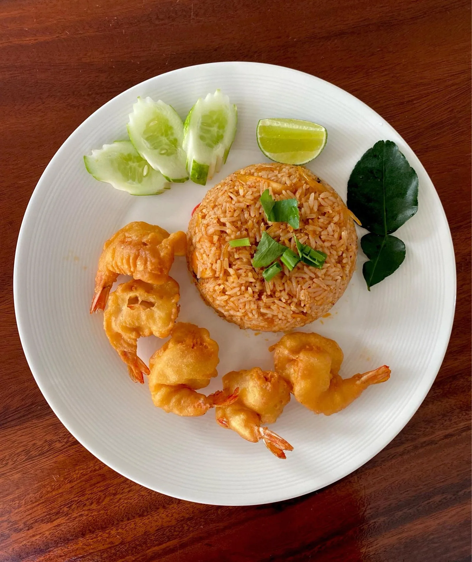 Tom Yum Fried Rice + Tempura
