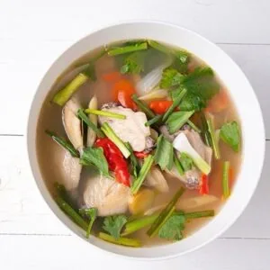 Hot and Sour Chicken Soup