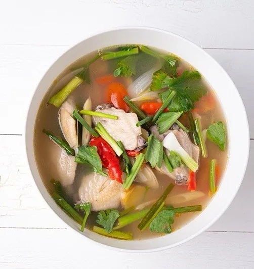 Hot and Sour Chicken Soup