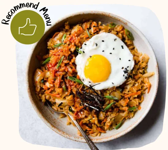 Kimchi Bacon Fried Rice