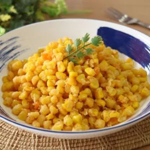 Salted egg scrambled corn