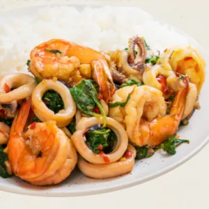 Basil Seafood Rice Bowl (SR GRILL)