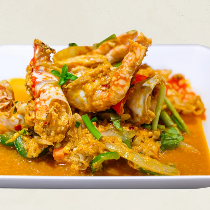Curry Stir-fried Freshwater Prawns (SR GRILL)