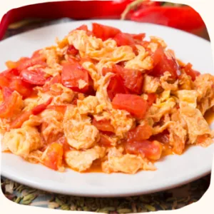 Tomato Egg with Rice